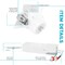 Luxrite 2 Inch Square LED Recessed Downlight 3CCT 3000K-5000K 8W 600LM Dimmable Damp Rated IC Rated LR23277-1PK - alternate 7